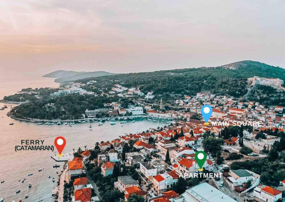 Hvar Home Apartments Đảo Hvar Ngoại thất bức ảnh